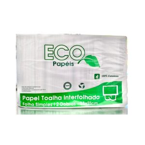 Papel Toalha Interfolhada Eco Papéis 23 x 21